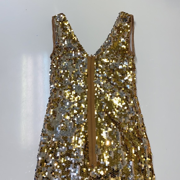 Barilà Gold Sequin Dress - Picture 6 of 7